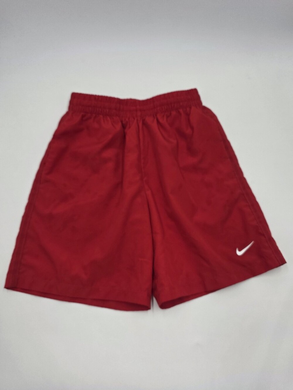 Nike boys' red Dri-Fit athletic shorts size M
